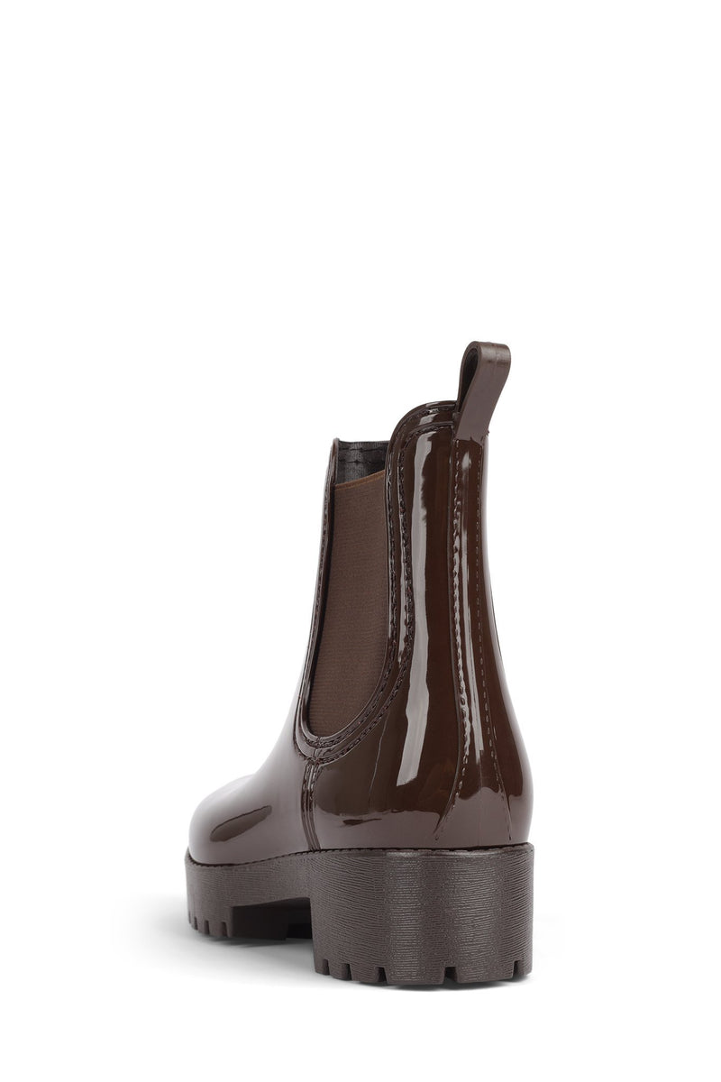 Brown Women's Jeffrey Campbell Cloudy Rain Boots | VXFBTK-267