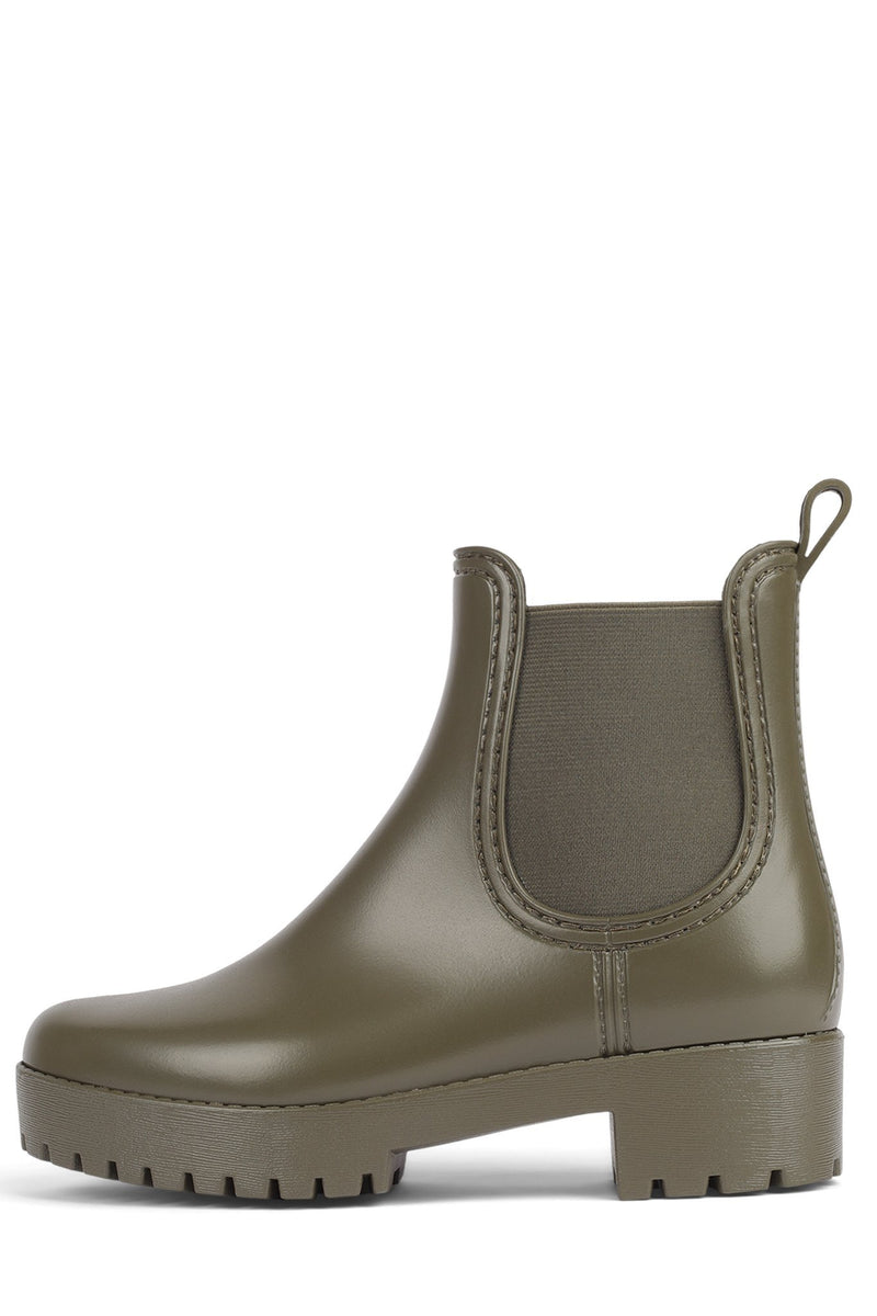 Brown Women's Jeffrey Campbell Cloudy Rain Boots | VXFBTK-267