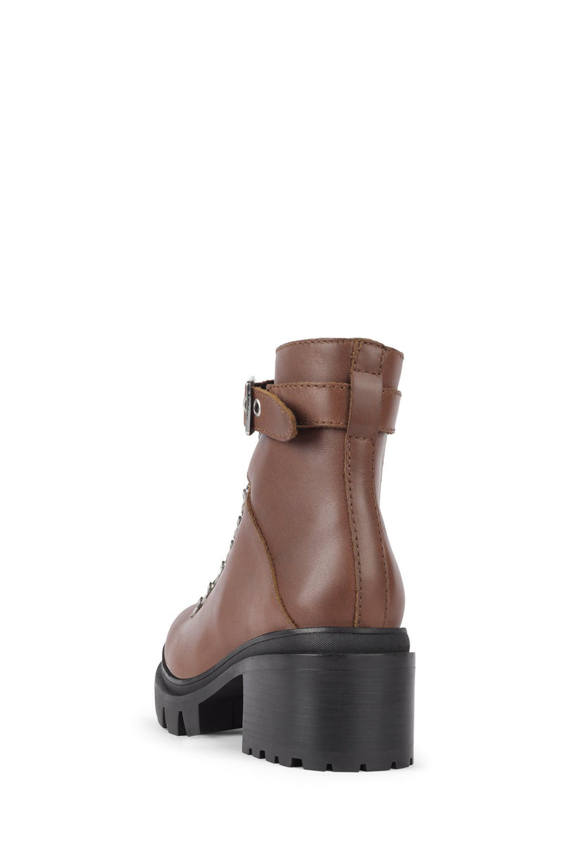 Brown Women's Jeffrey Campbell Czech Ankle Boots | FKDSAX-089