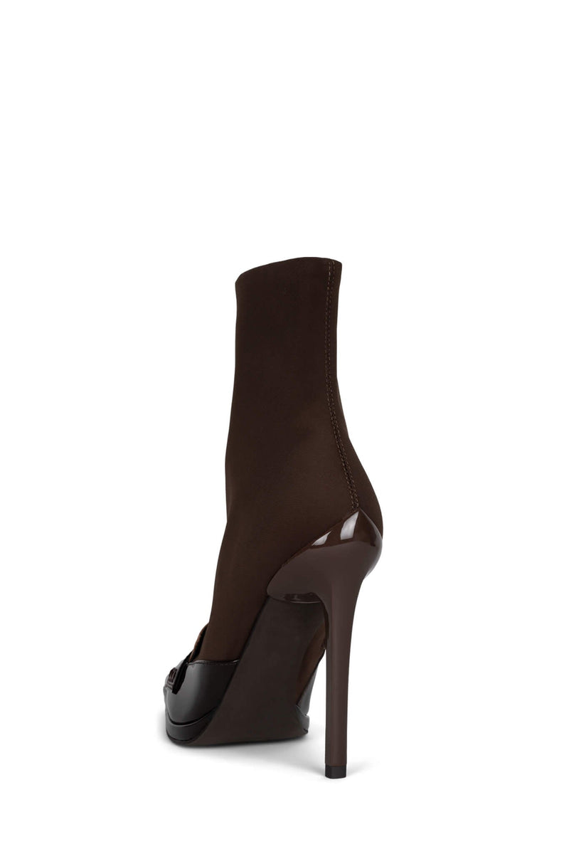 Brown Women's Jeffrey Campbell Diplomacy Ankle Boots | FTUERJ-130