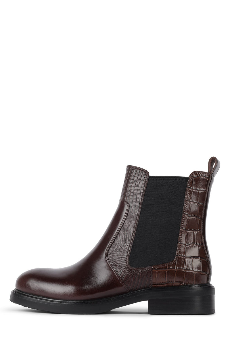 Brown Women\'s Jeffrey Campbell Edmond Chelsea Boots | KBVRJP-428