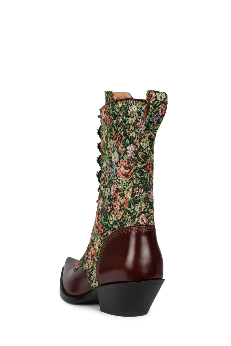 Brown Women's Jeffrey Campbell Gitty-Up Cowboy Boots | VIRALN-683