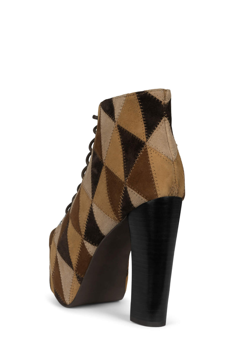 Brown Women's Jeffrey Campbell Lita-Pw Ankle Boots | DLATPI-965