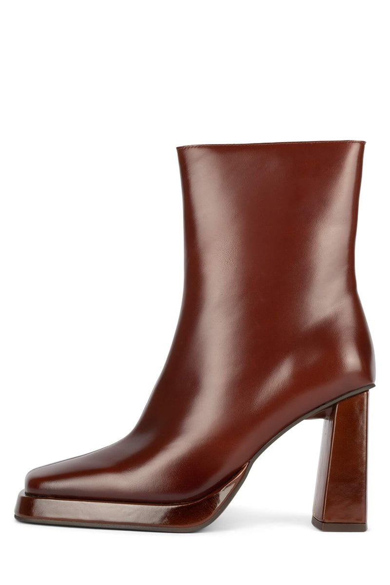 Brown Women's Jeffrey Campbell Maximal-Lo Ankle Boots | OHRJSI-645