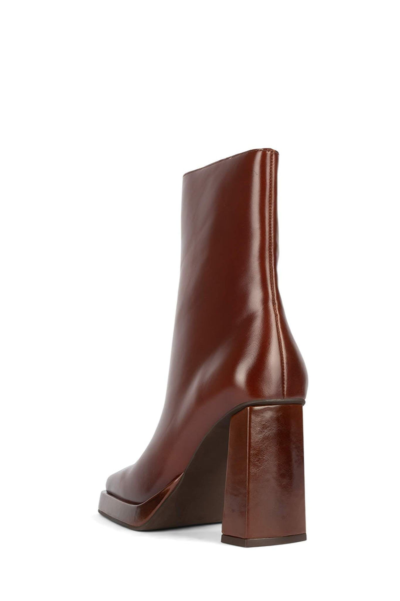 Brown Women's Jeffrey Campbell Maximal-Lo Ankle Boots | OHRJSI-645