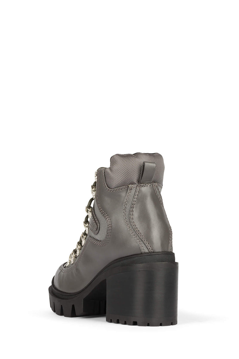 Dark Grey Women's Jeffrey Campbell Road-Rage Ankle Boots | UOHMAR-423