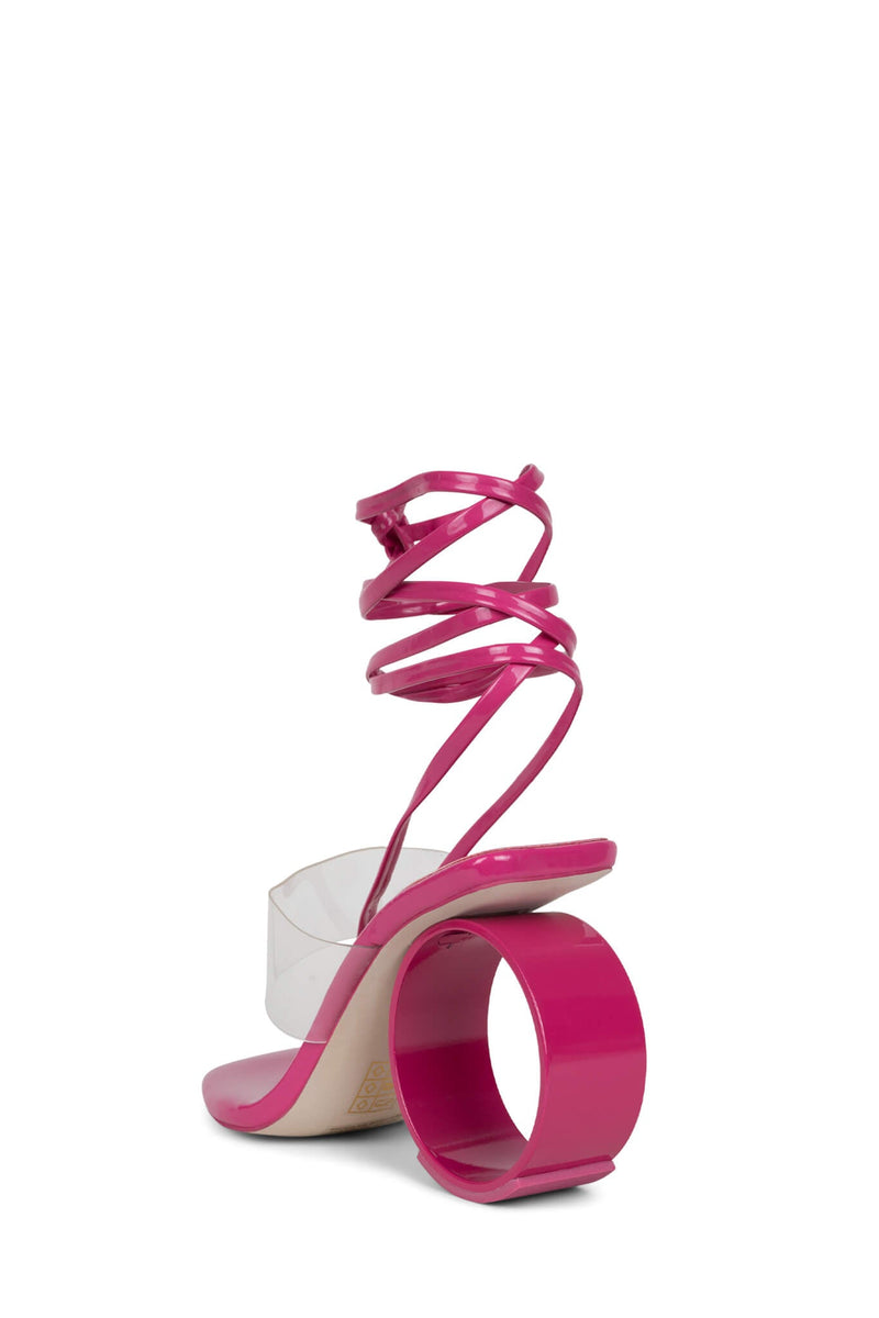 Fuchsia Women's Jeffrey Campbell Nonagon Heels | QJORBS-574