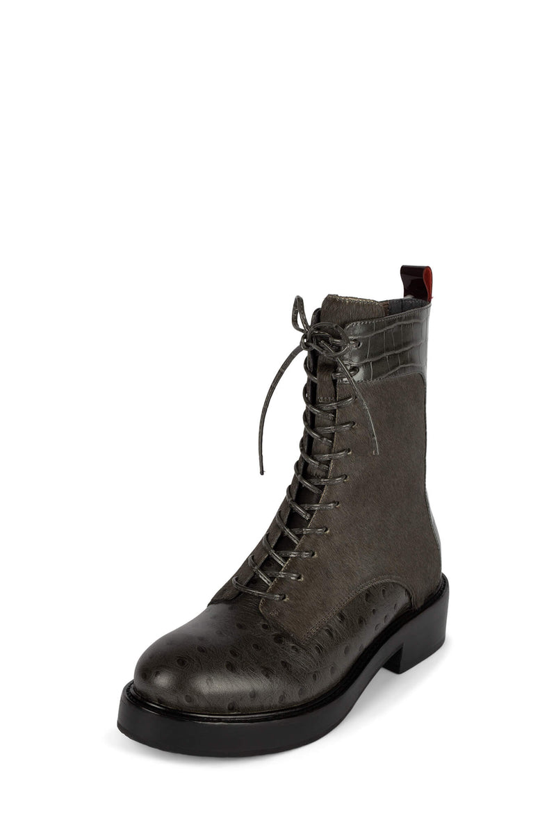 Green Women's Jeffrey Campbell Fischer-Hf Ankle Boots | RGKDOJ-542