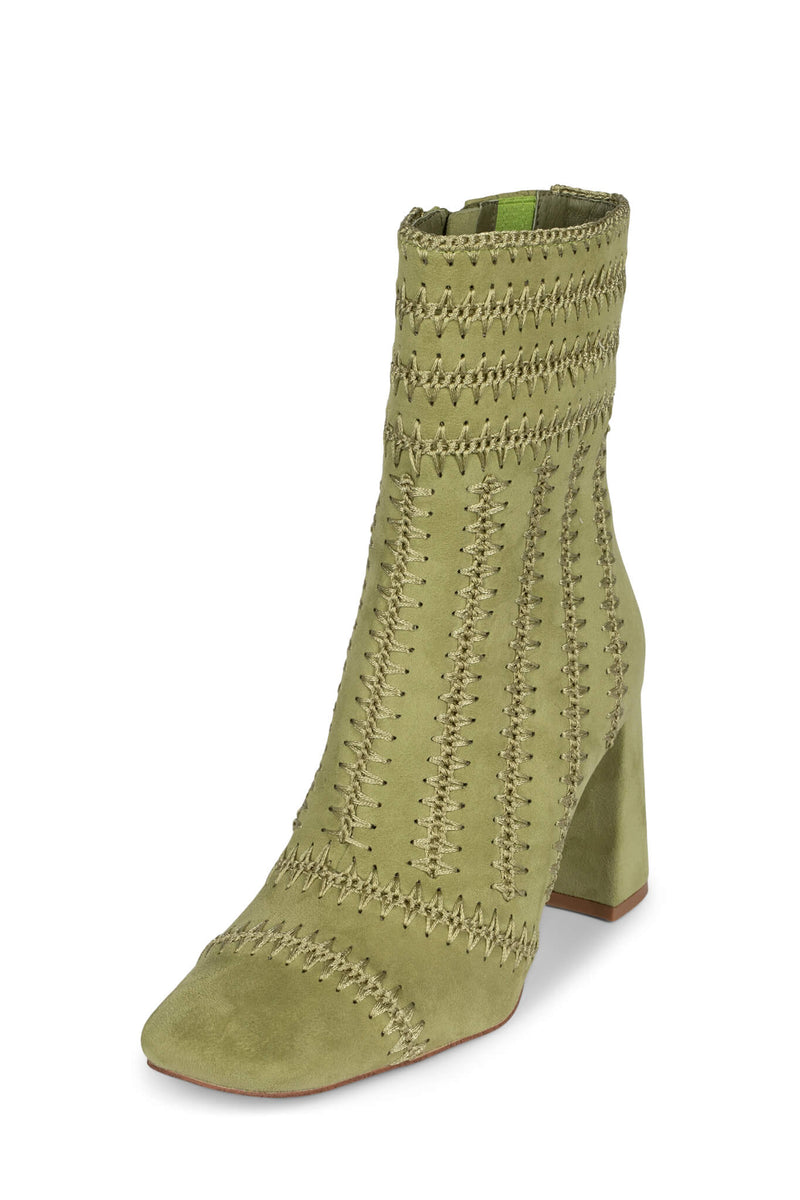 Green Women's Jeffrey Campbell Grateful-2 Ankle Boots | GRZHMN-407