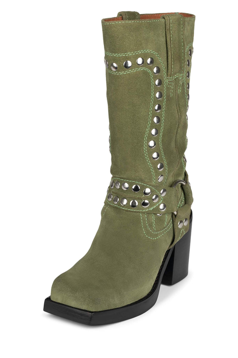 Green Women's Jeffrey Campbell Juvenile-S Ankle Boots | NEYITP-372