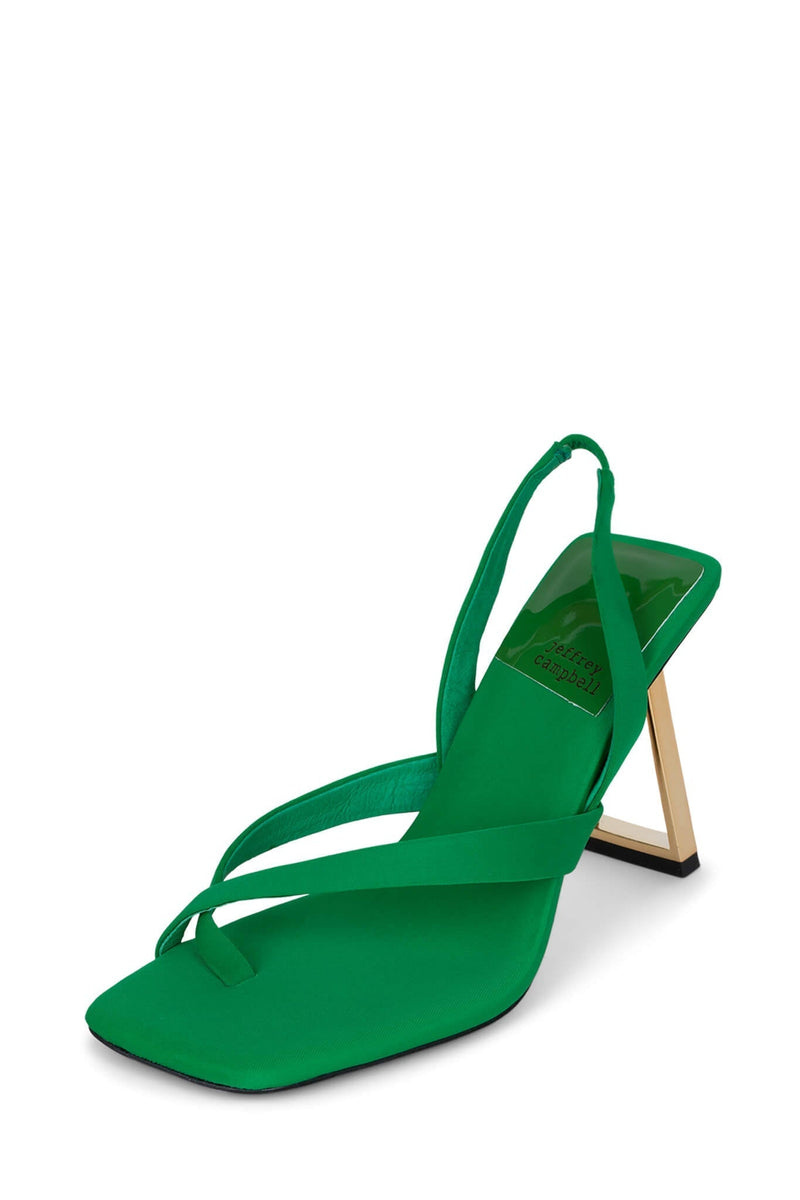 Green Women's Jeffrey Campbell Mercantile Heels | BMVHCO-387