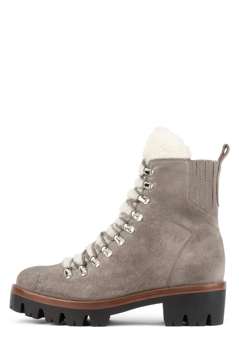 Grey Women\'s Jeffrey Campbell Culvert Booties | GRZKMP-513