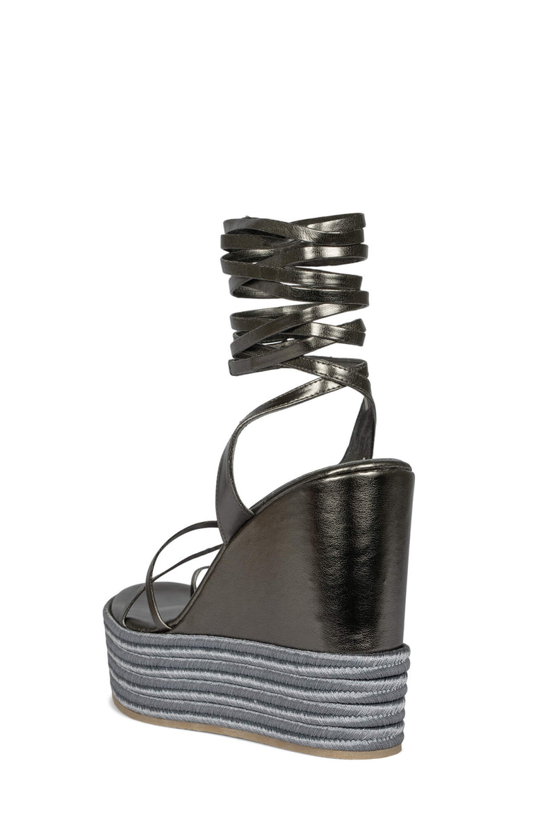 Grey Women's Jeffrey Campbell Layered Heels | JIAOMU-082