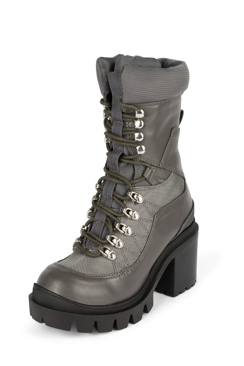 Grey Women's Jeffrey Campbell Maniac Wedges | AQJTOG-438