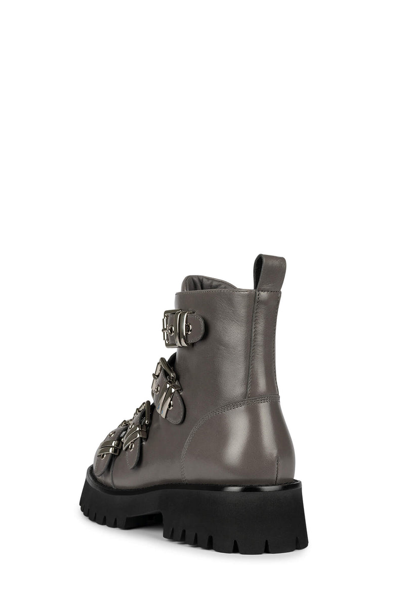 Grey Women's Jeffrey Campbell Recessed Ankle Boots | RDVIHO-281