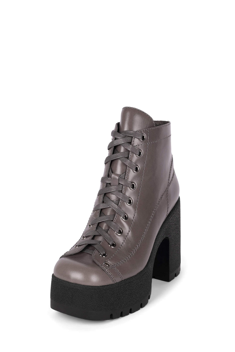 Grey Women's Jeffrey Campbell Refresh-Ll Ankle Boots | CMTKVB-317