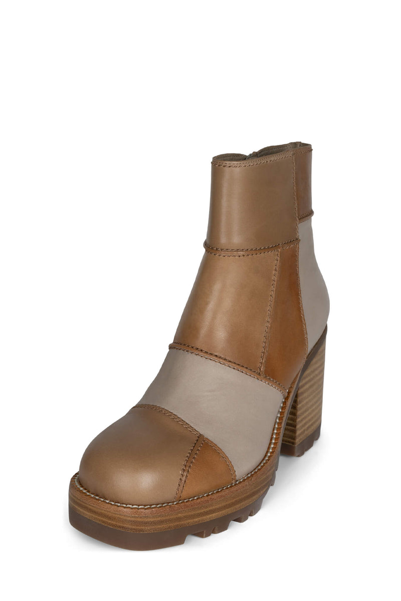 Light Beige Women's Jeffrey Campbell Abundnt-Lc Ankle Boots | RZYGFS-532