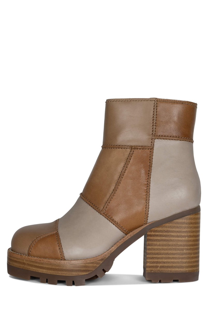 Light Beige Women\'s Jeffrey Campbell Abundnt-Lc Ankle Boots | RZYGFS-532