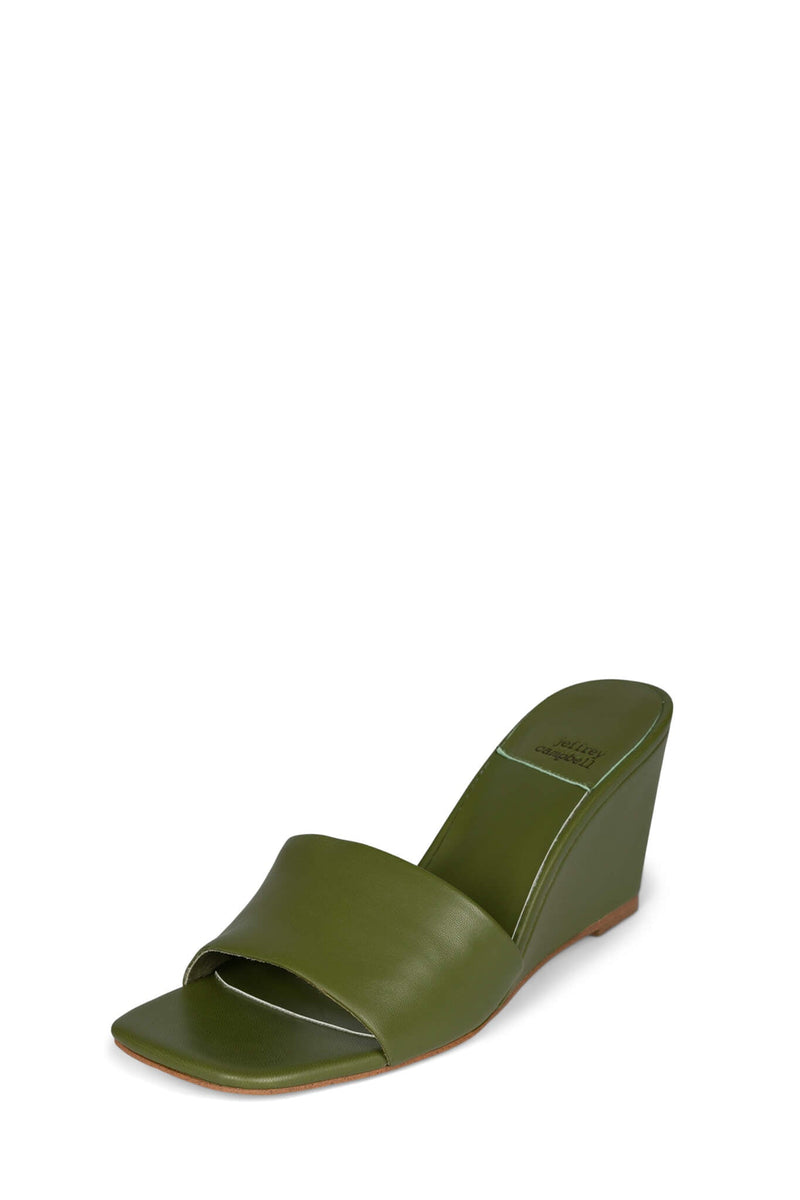 Olive Women's Jeffrey Campbell Appetit Heels | WHLASB-586