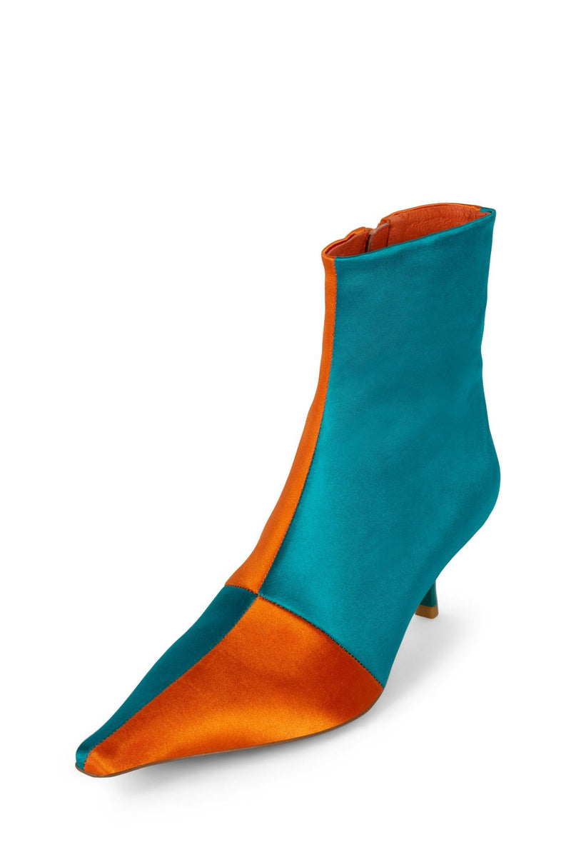 Orange / Blue Women's Jeffrey Campbell Optics Heels Shoes | TNAKZX-128