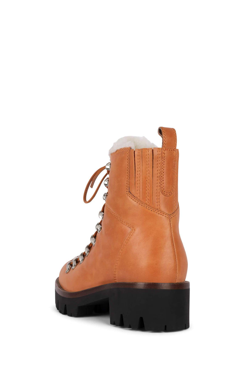 Orange Women's Jeffrey Campbell Culvert Booties | UNSDMW-983