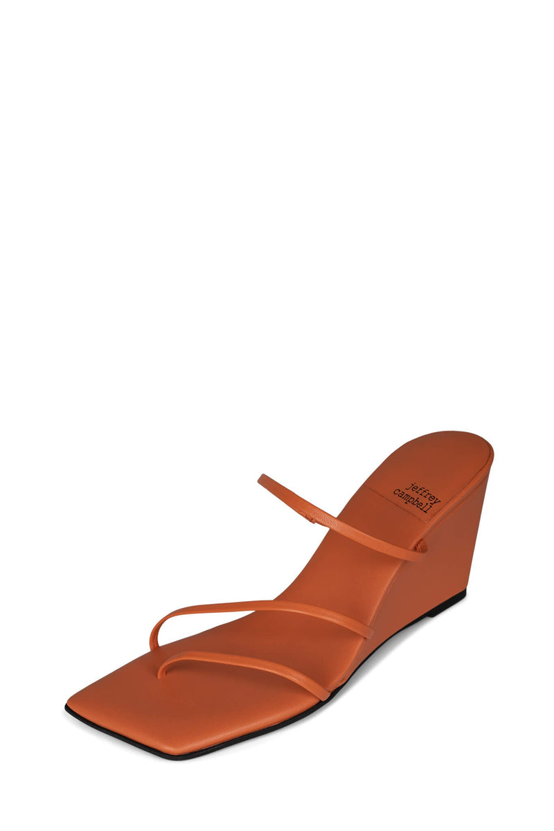 Orange Women's Jeffrey Campbell Palate Heels | PUTLKR-935