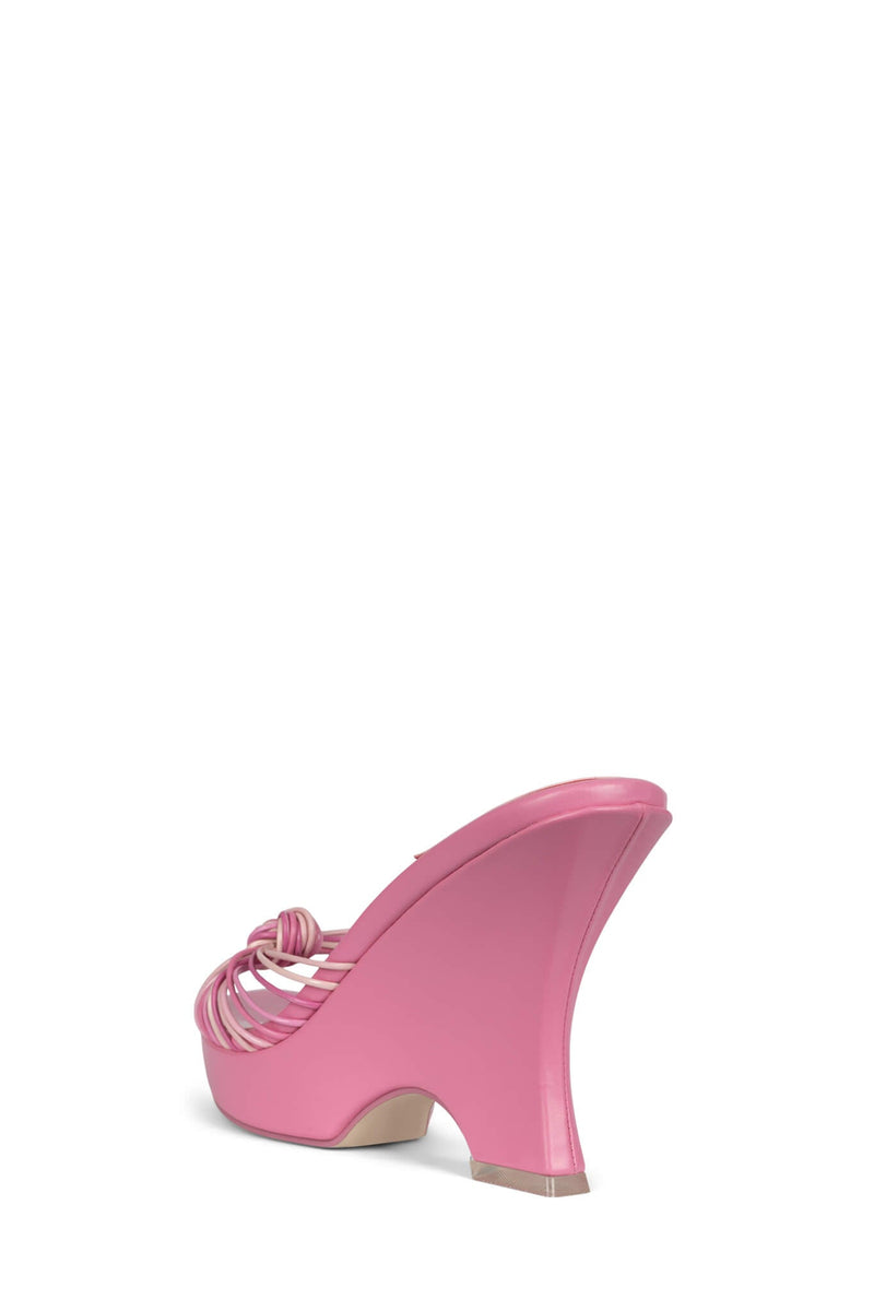 Pink Women's Jeffrey Campbell Arore Wedges | NHJIMA-107