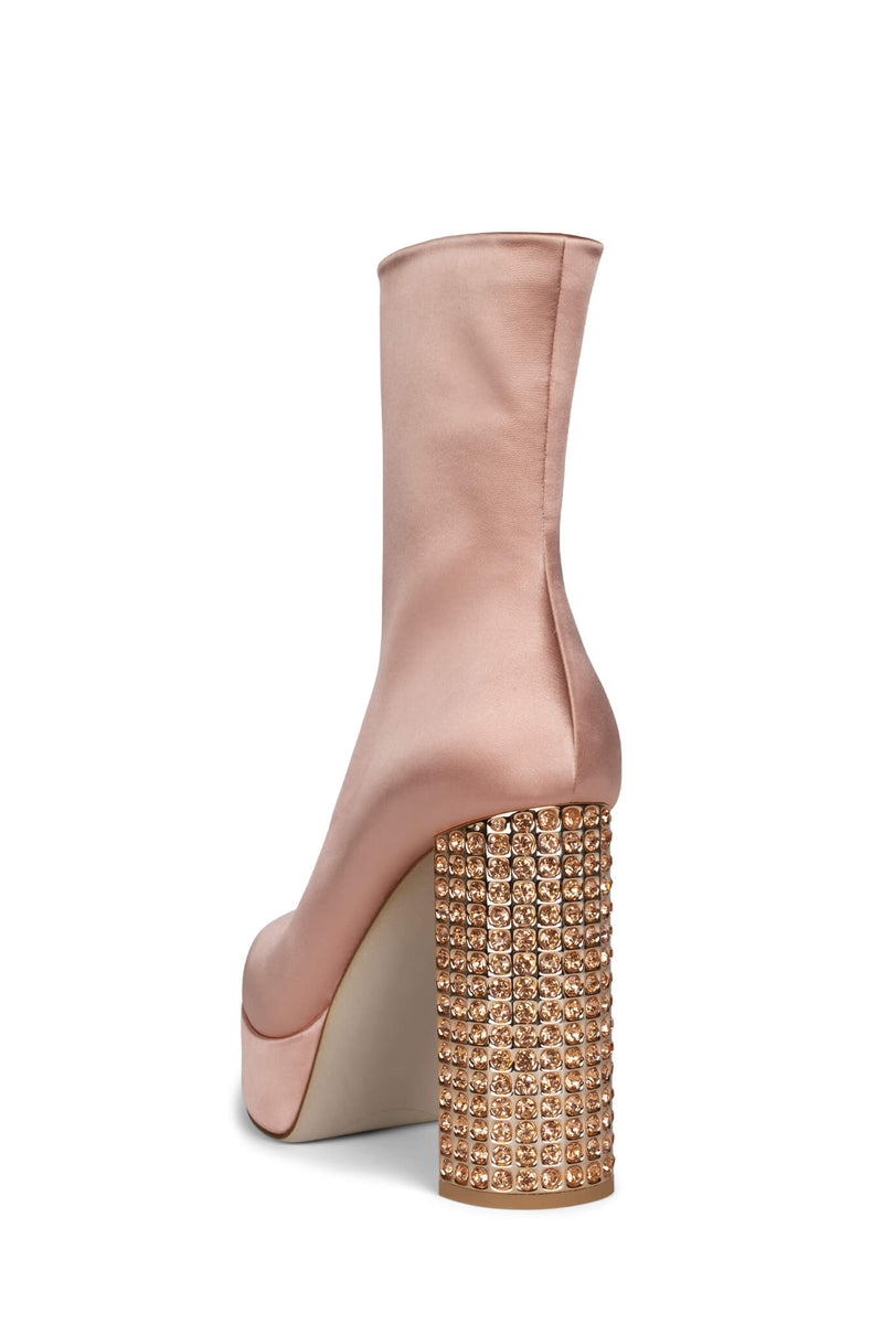 Pink Women's Jeffrey Campbell Bel-Du-Bal Ankle Boots | NUQERW-154