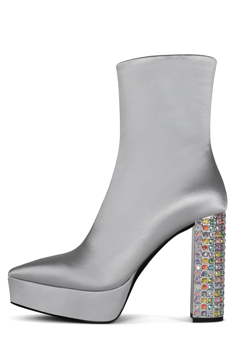 Pink Women's Jeffrey Campbell Bel-Du-Bal Ankle Boots | NUQERW-154