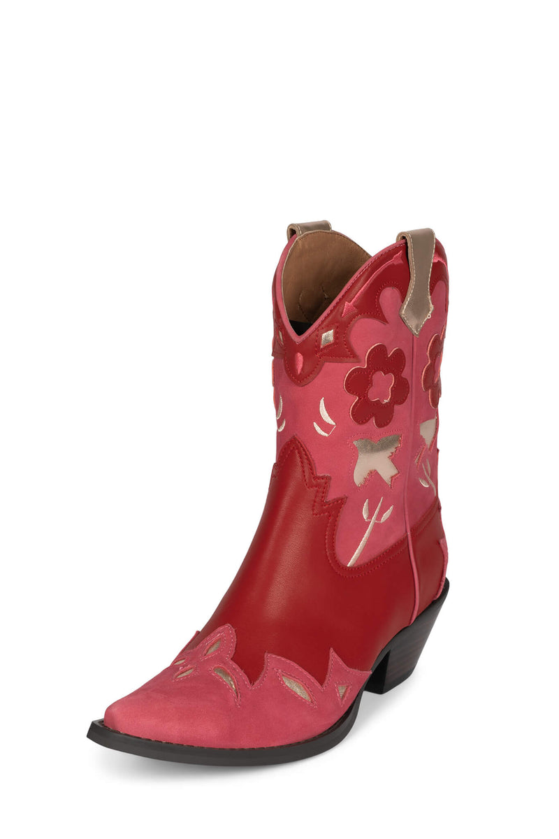 Pink Women's Jeffrey Campbell Looney-Md Cowboy Boots | FMOAEP-982