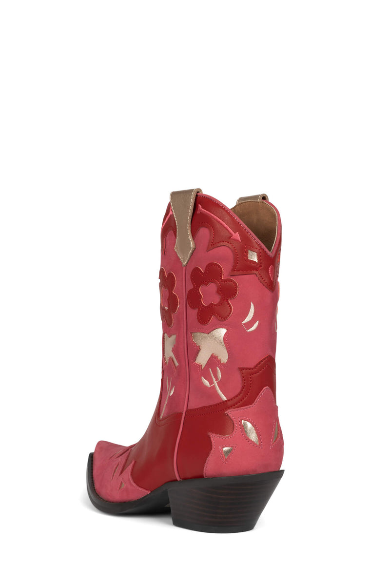 Pink Women's Jeffrey Campbell Looney-Md Cowboy Boots | FMOAEP-982