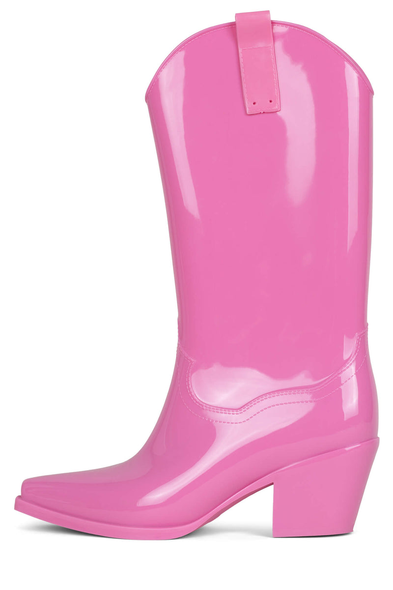 Pink Women\'s Jeffrey Campbell Thundrstrm Rain Boots | JVZMWO-371