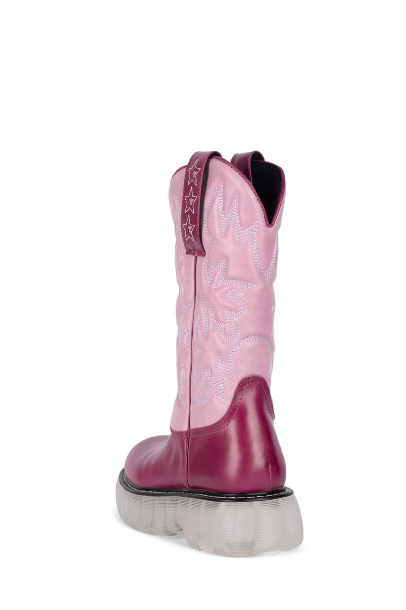 Purple Women's Jeffrey Campbell Cowboy Rain Boots | DLUZPE-167