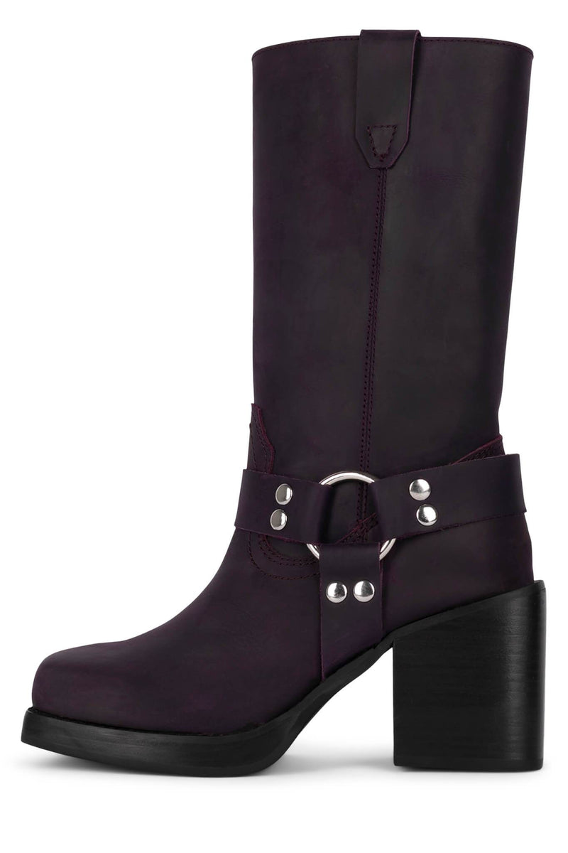 Purple Women\'s Jeffrey Campbell Teenage Ankle Boots | NQCDTE-715