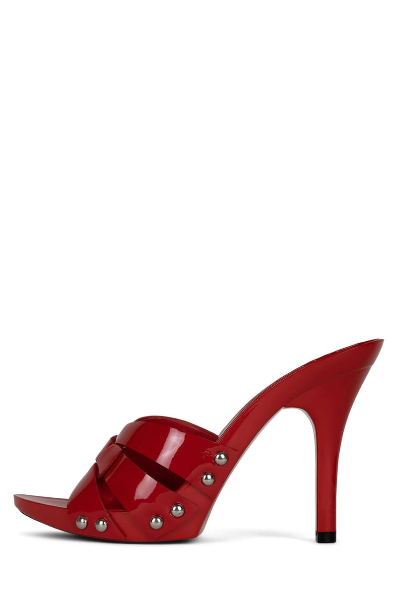 Red Women\'s Jeffrey Campbell 24-Carat Heels | GBQKRV-463