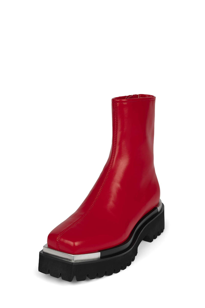 Red Women's Jeffrey Campbell Devout Rain Boots | CZORHE-832