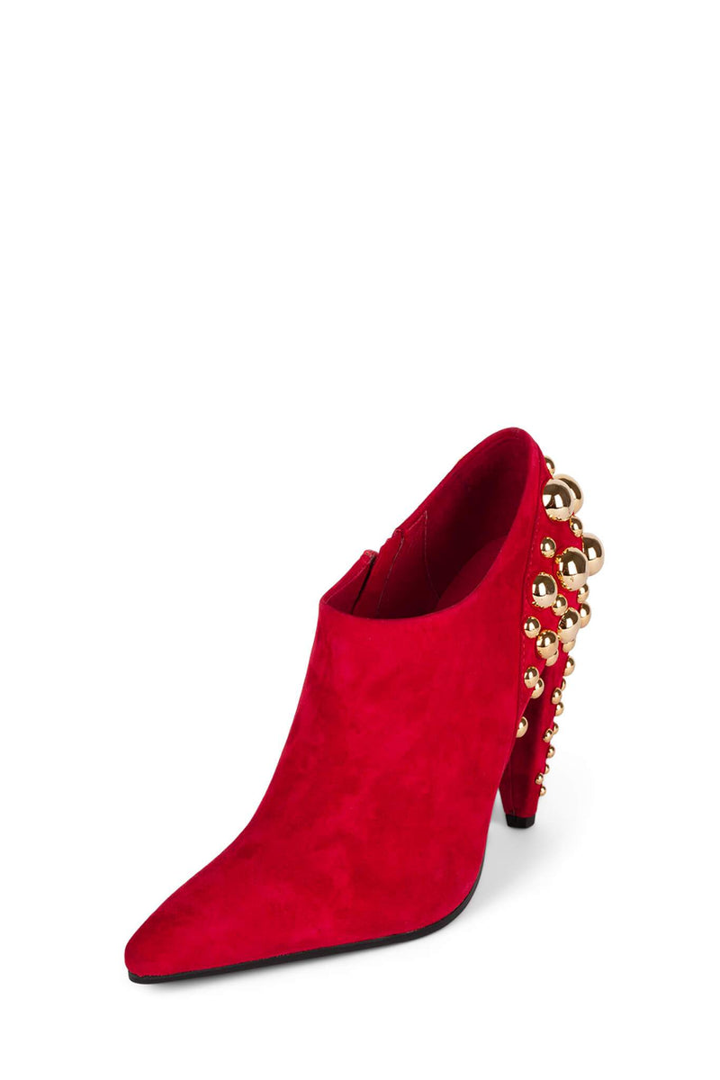 Red Women's Jeffrey Campbell Gallops Ankle Boots | VAXRQW-782