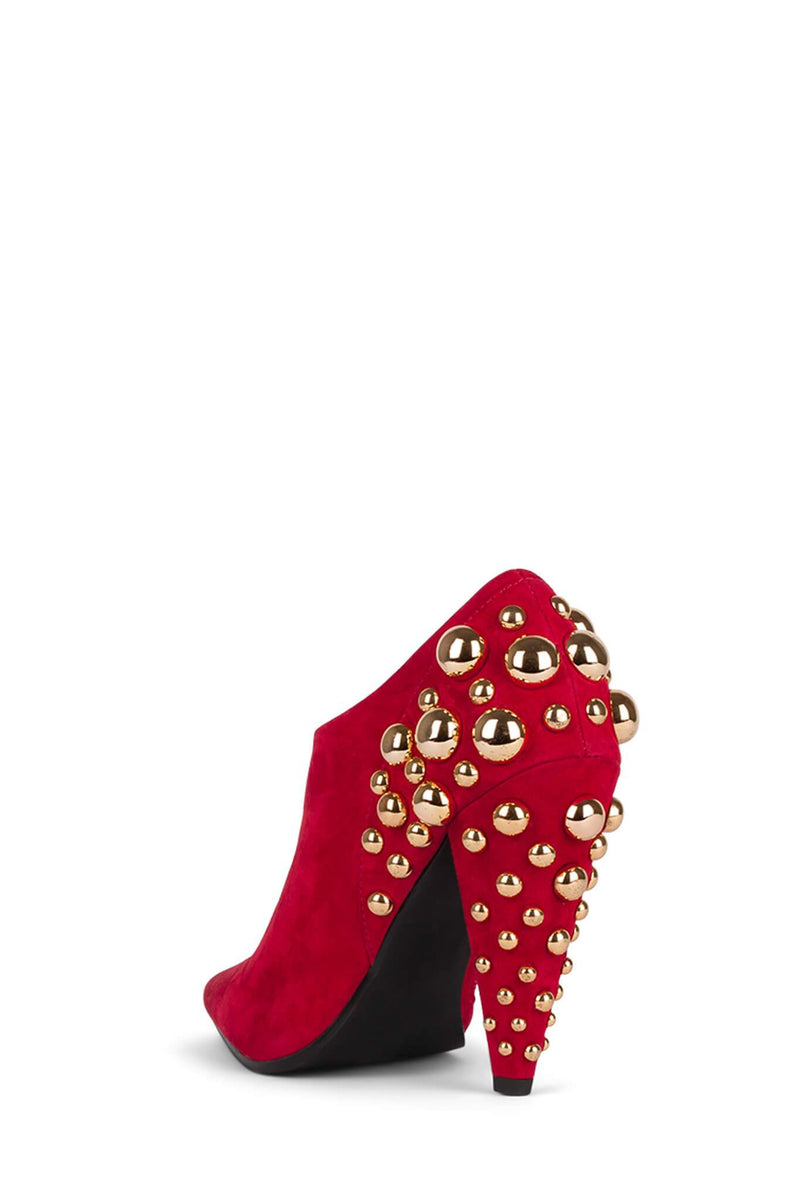 Red Women's Jeffrey Campbell Gallops Ankle Boots | VAXRQW-782