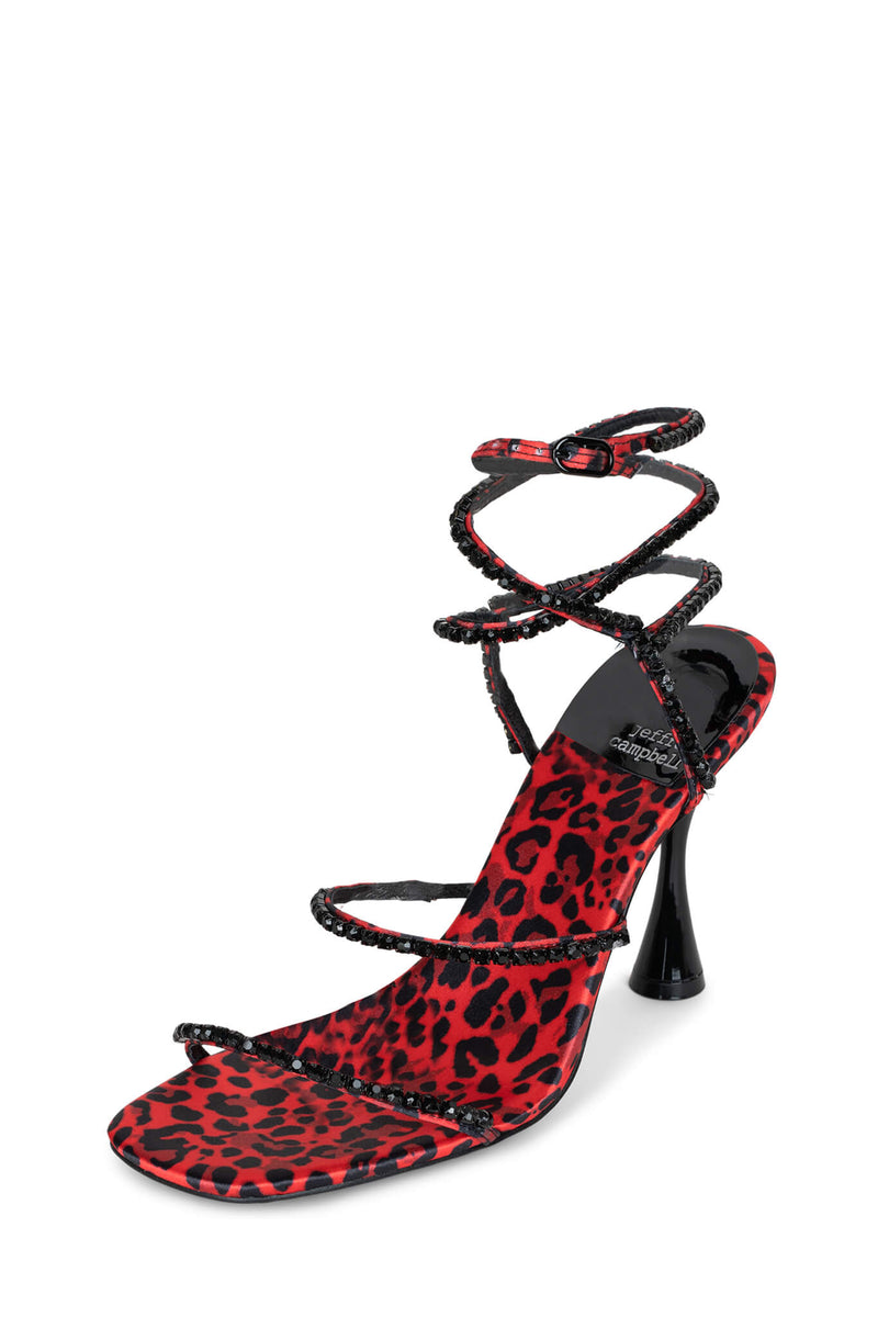 Red Women's Jeffrey Campbell Glamorous Heels | DRMQFO-278