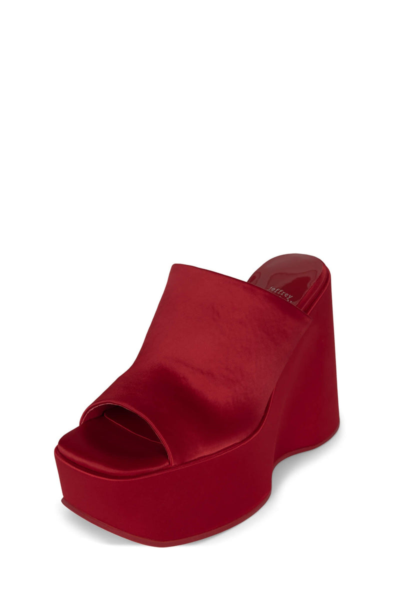 Red Women's Jeffrey Campbell High-Up Heels | FZNOEK-425