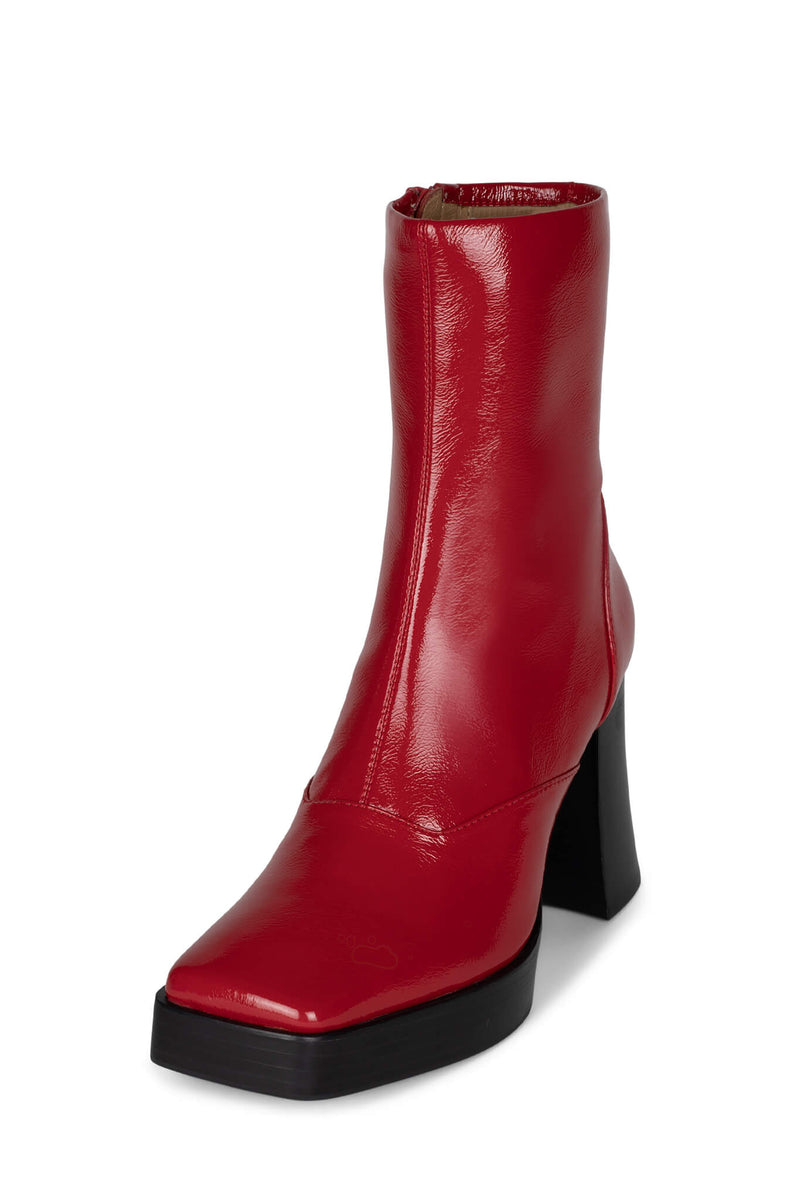 Red Women's Jeffrey Campbell Kalopsia Ankle Boots | NYLQJS-783