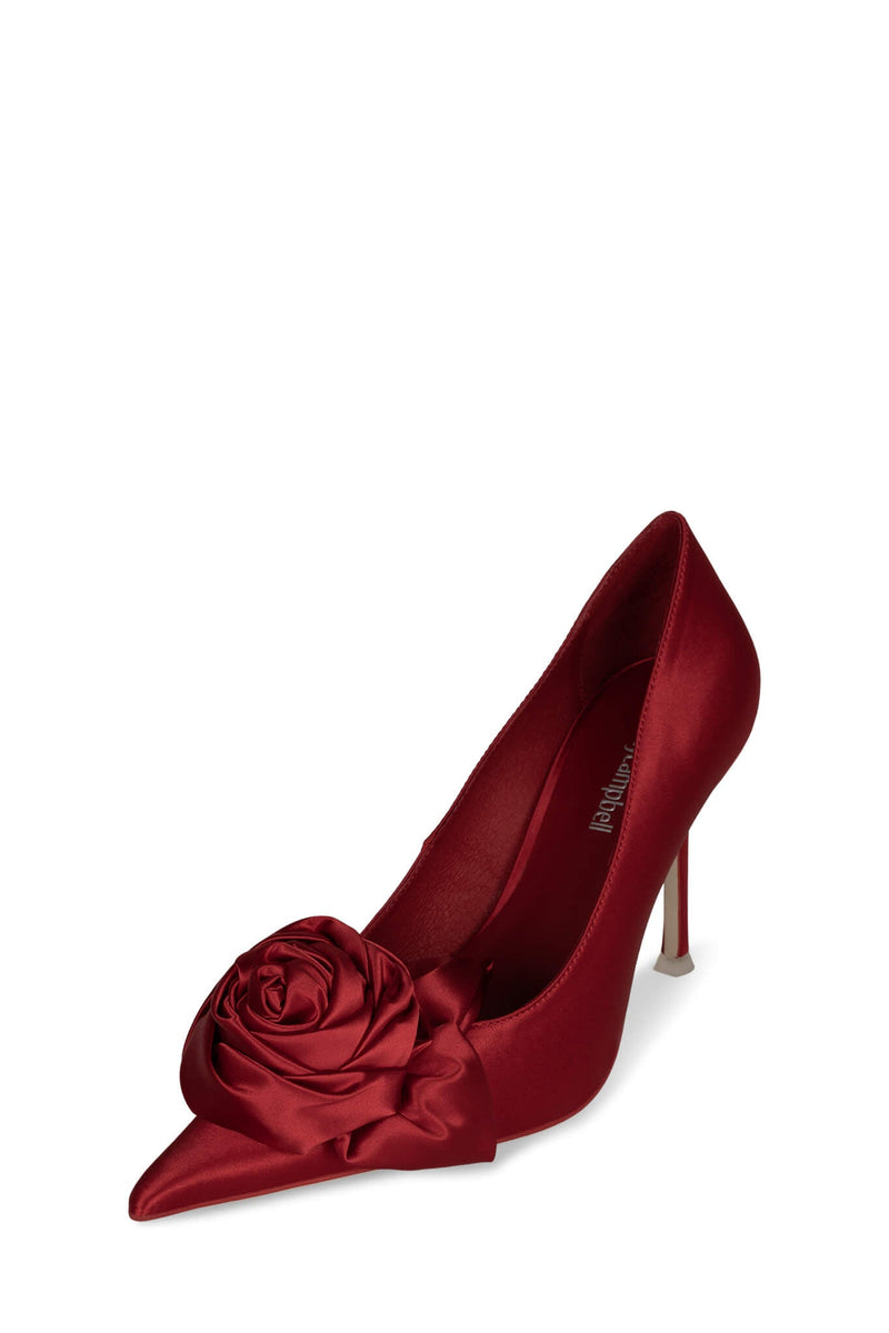 Red Women's Jeffrey Campbell La-Fleur Heels Shoes | OXABMY-319