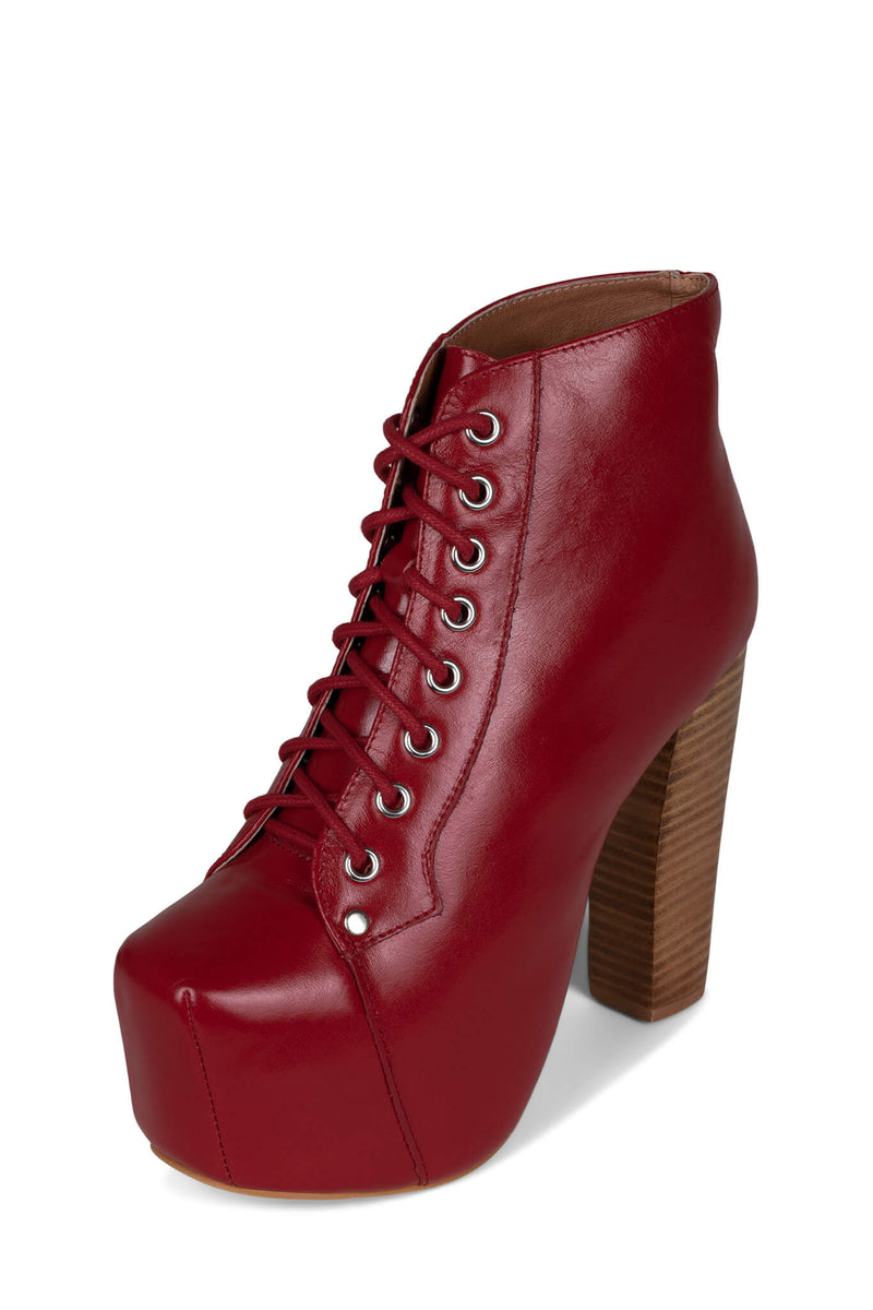 Red Women's Jeffrey Campbell Lita Ankle Boots | NBRKOD-703