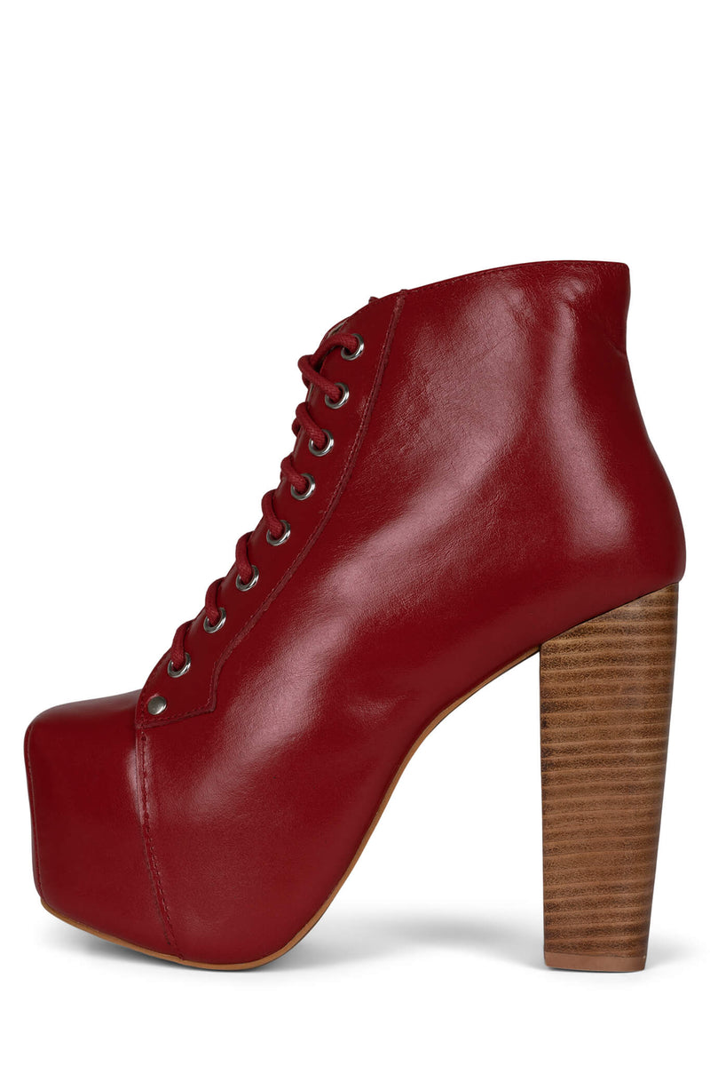 Red Women\'s Jeffrey Campbell Lita Ankle Boots | NBRKOD-703