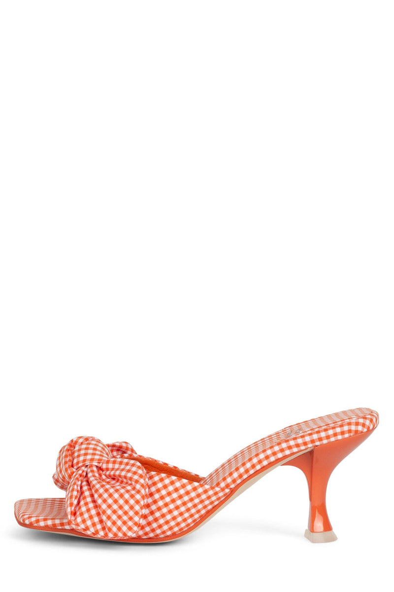 Red Women's Jeffrey Campbell Mr-Big-Bow Heels | UGTNSQ-134