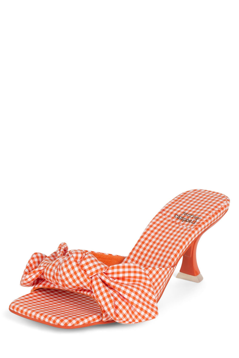 Red Women's Jeffrey Campbell Mr-Big-Bow Heels | UGTNSQ-134