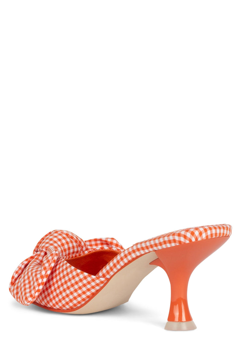 Red Women's Jeffrey Campbell Mr-Big-Bow Heels | UGTNSQ-134