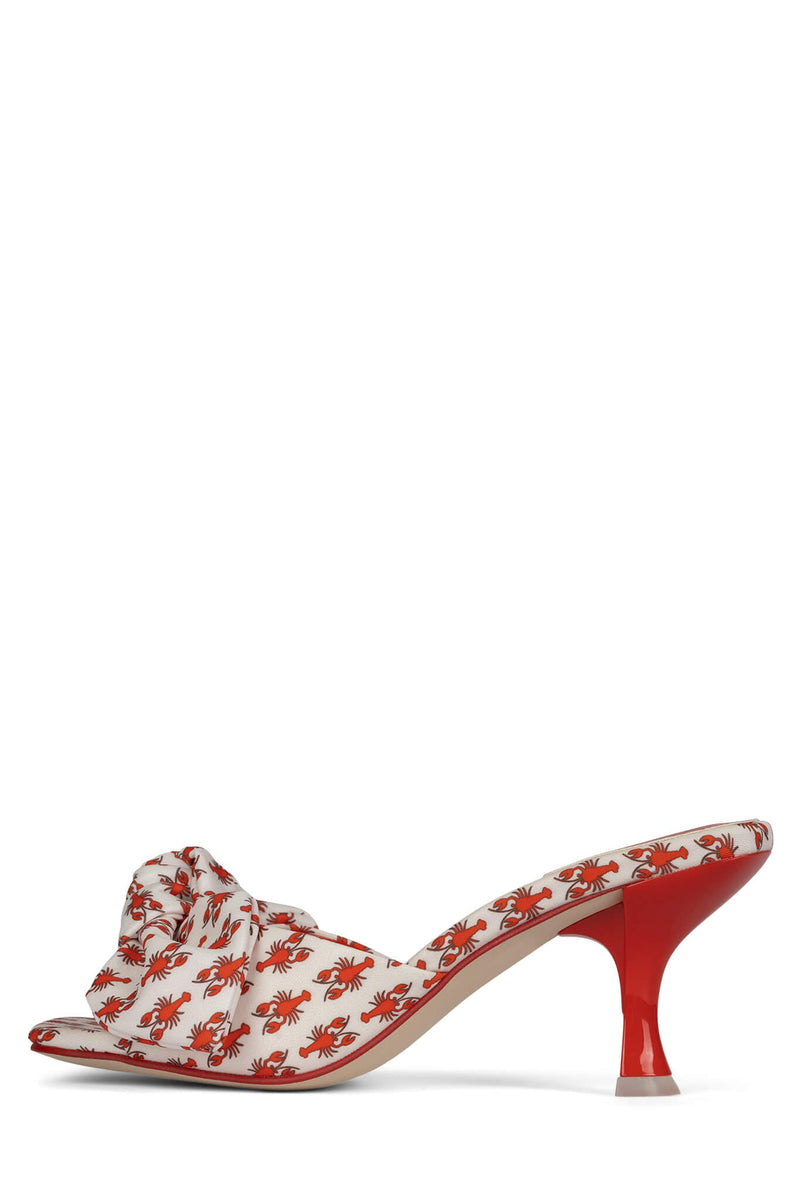 Red Women\'s Jeffrey Campbell Mr-Big-Bow Heels | UGTNSQ-134