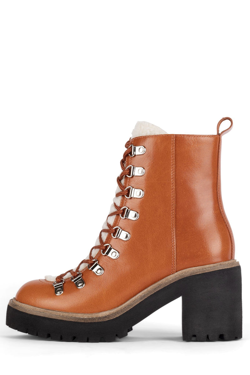 Red Women\'s Jeffrey Campbell Owhat Ankle Boots | PTLXDA-618