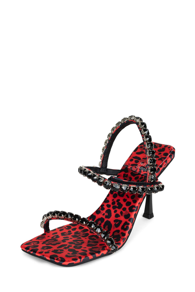 Red Women's Jeffrey Campbell Saints Heels | ALOGQE-907